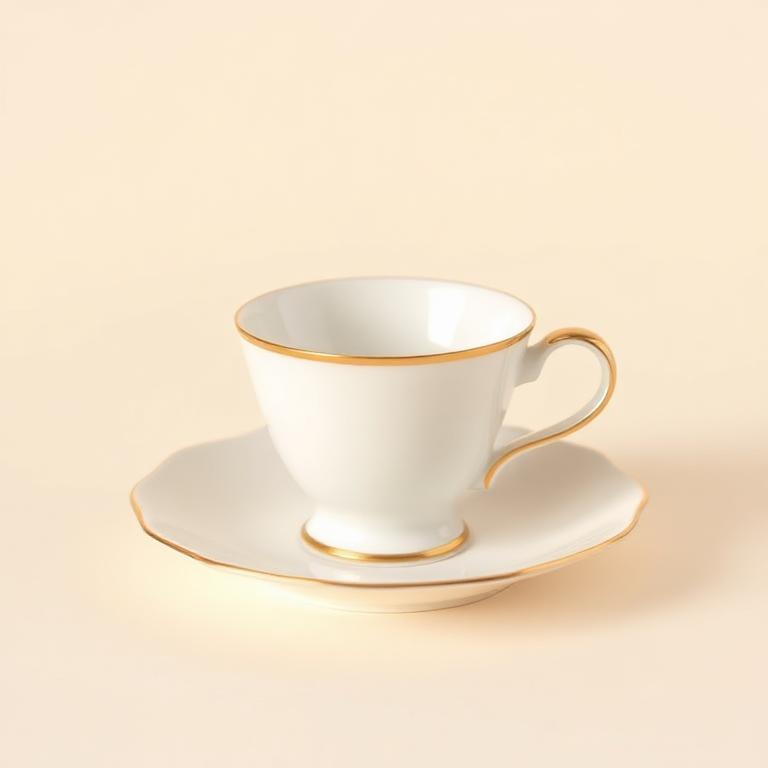 Bone China Teacup & Saucer